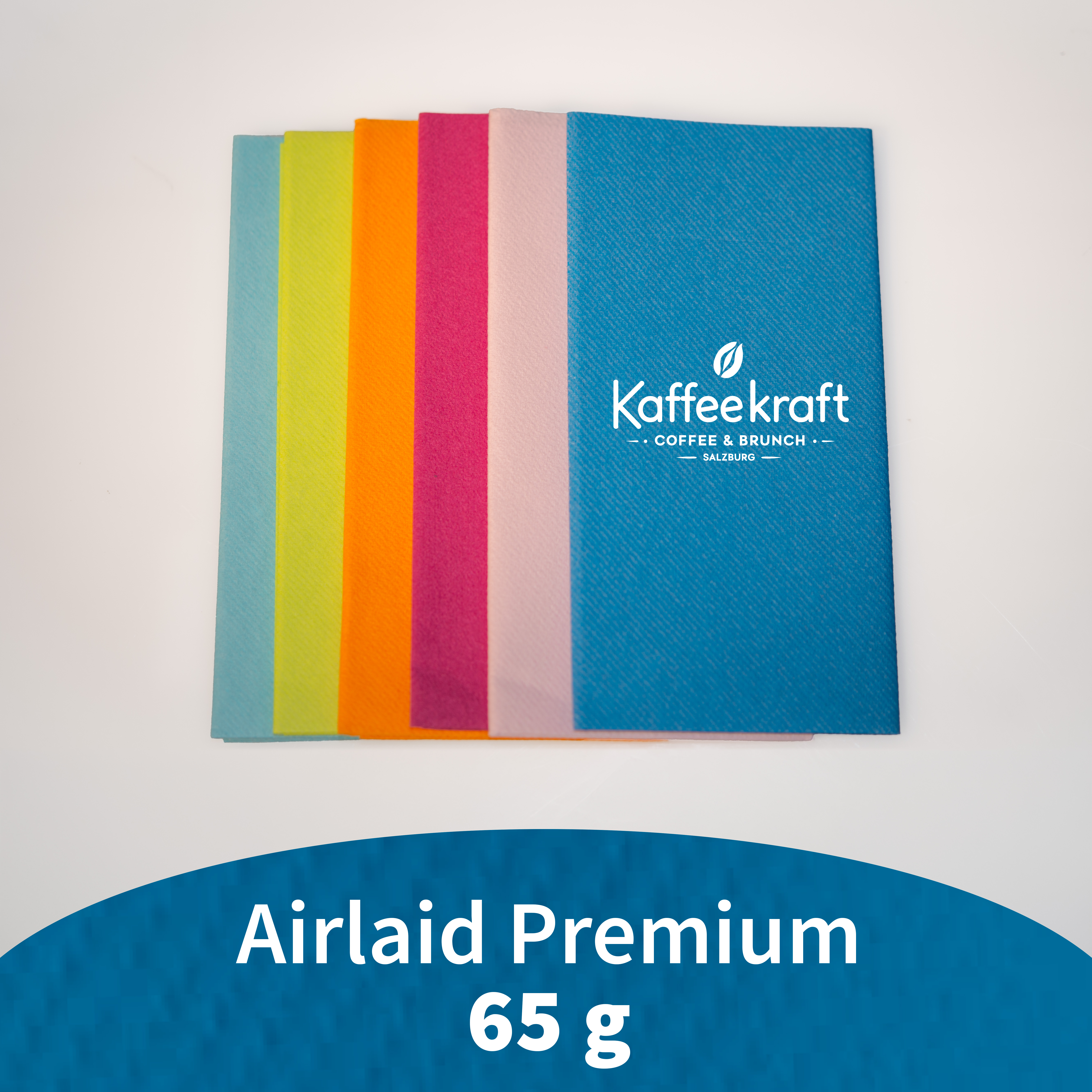 Pocket-Napkin Airlaid Premium 1/8 Buchfalz, farbig